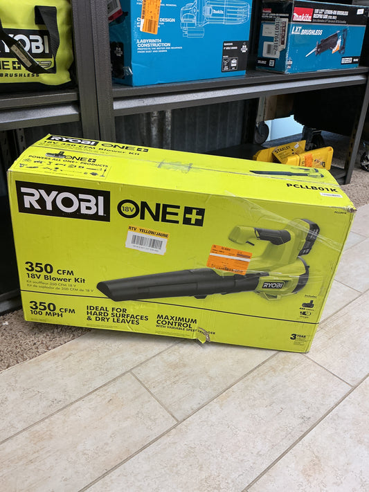 Ryobi 350 CFM 18v blower kit