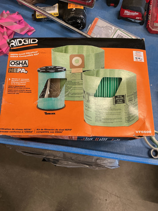 Rigid HEPA Level filtration kit  VF6500