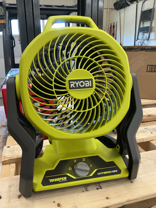 Ryobi Whisper Series 7 1/2” Fan PCL811