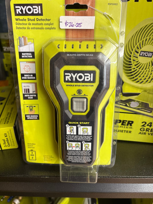 Ryobi whole stud detector