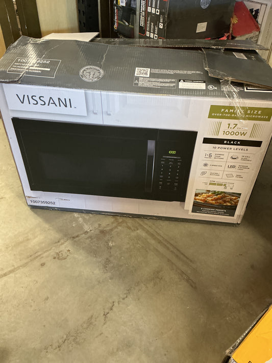 Vissani 1.7 cu ft Microwave Over the Range 1000 watt