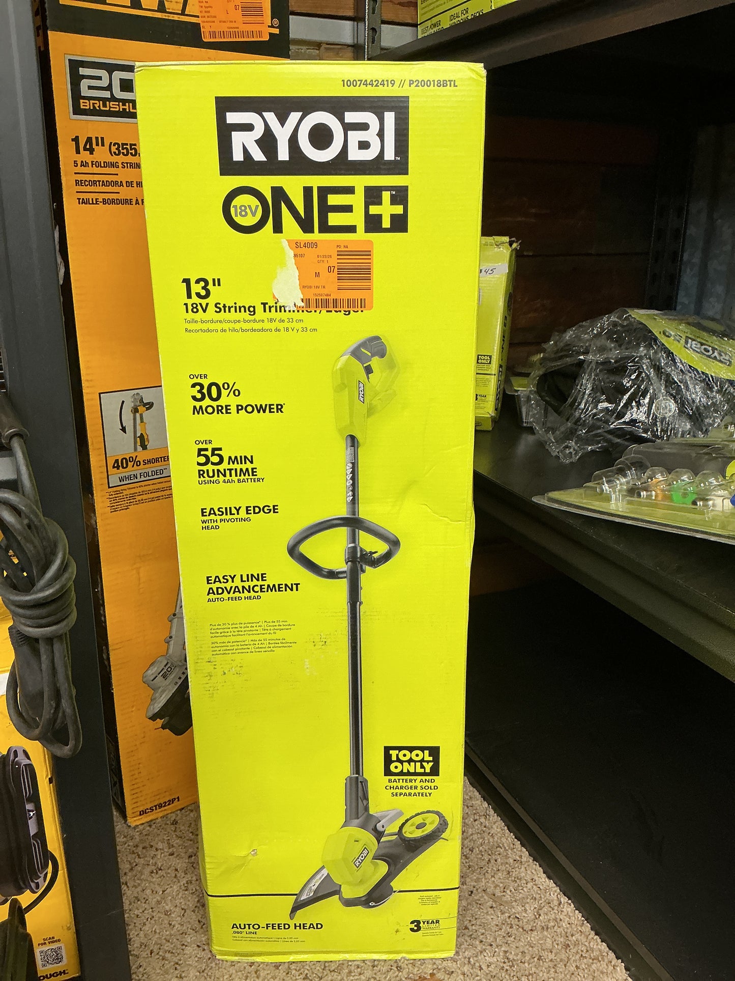 Ryobi 13” string trimmer/edger