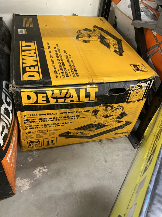 Dewalt 10” Wet Tile Saw D24000