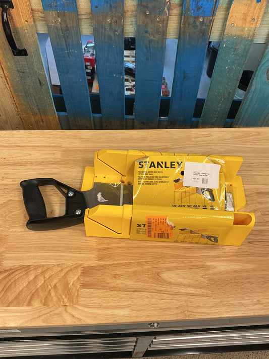 Stanley clamping miter box w/14” saw