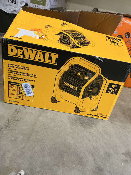 Dewalt 200 psi heavy duty quiet Air Compressor DWFP55130