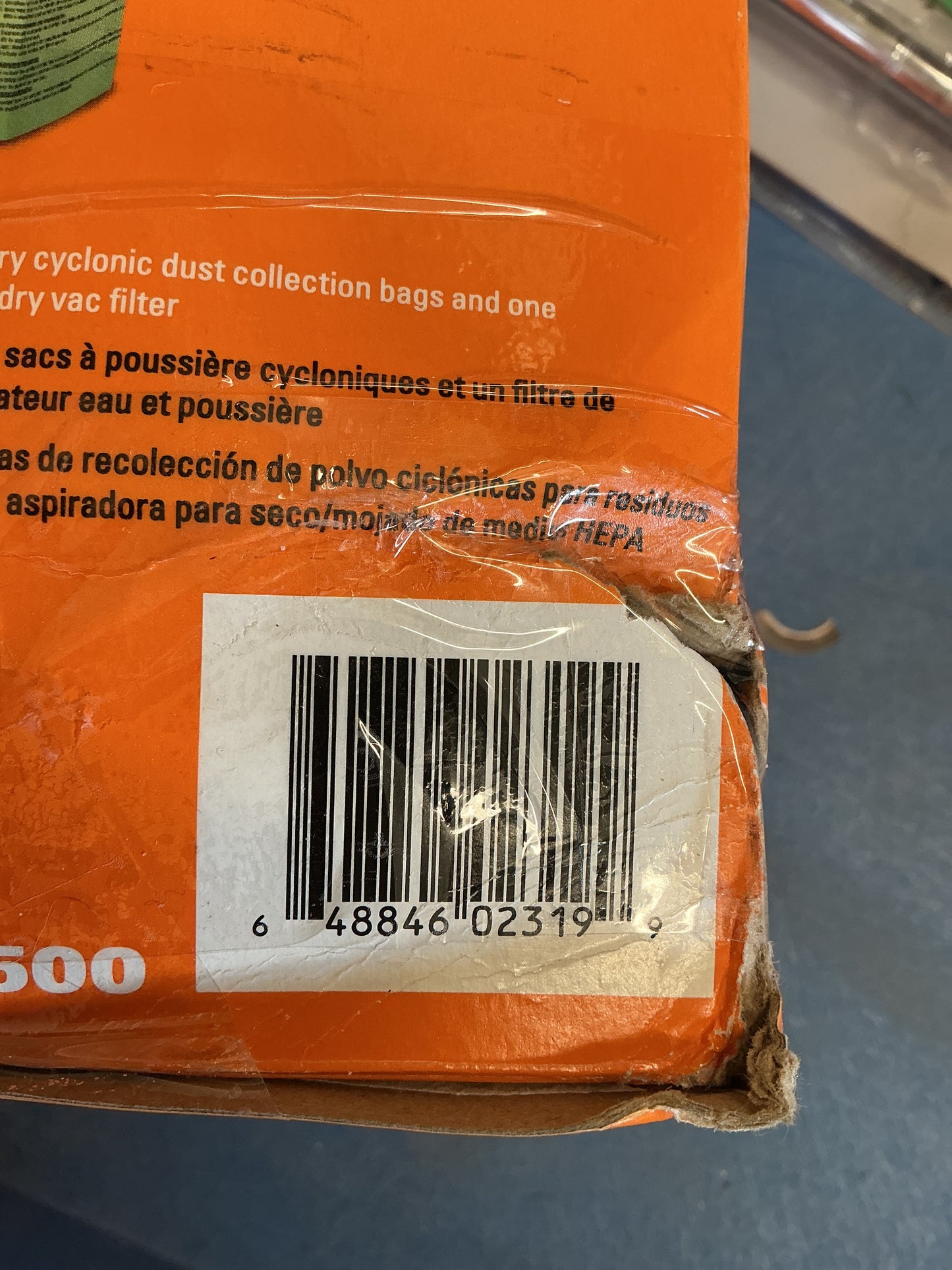 Rigid HEPA Level filtration kit  VF6500