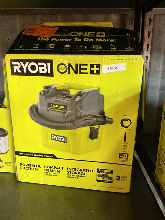 Ryobi 1 gal wet/dry vacuum PCL733B