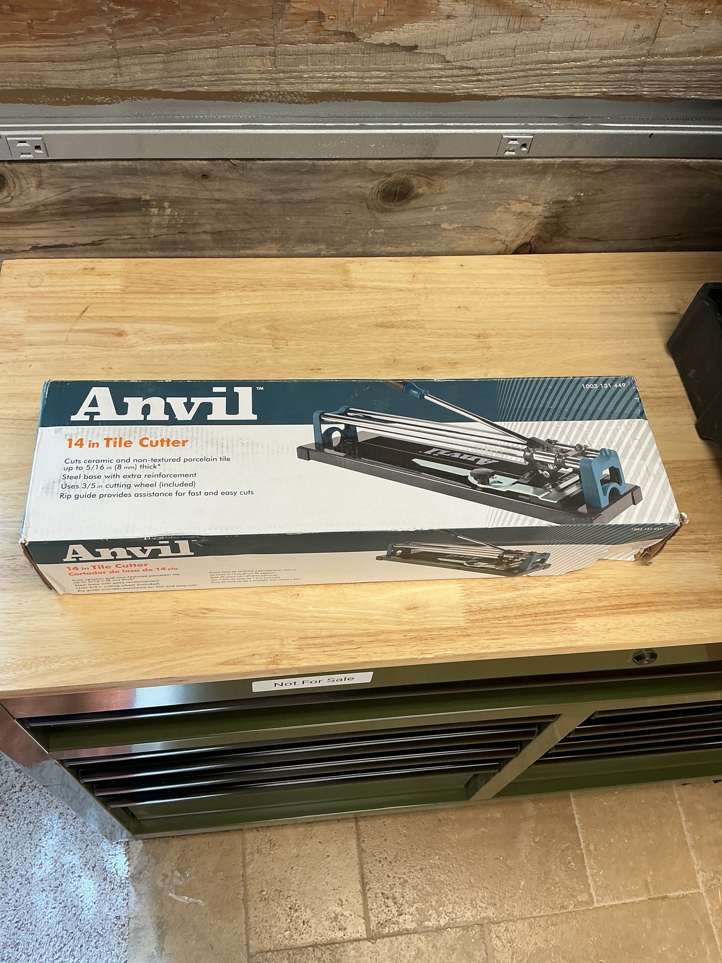 Anvil 14” tile cutter