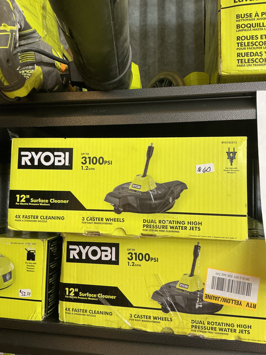 Ryobi 12” surface cleaner 3100psi RY31SC312VNM